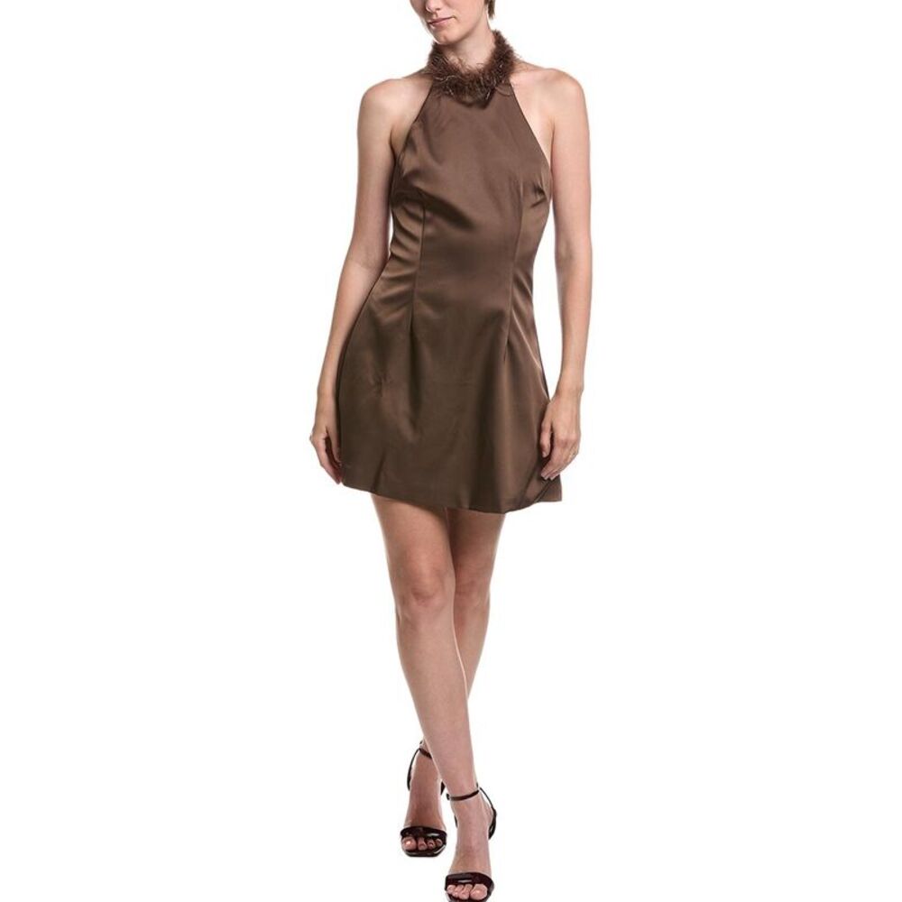 Moonsea Womens  Cocktail Dress, Brown